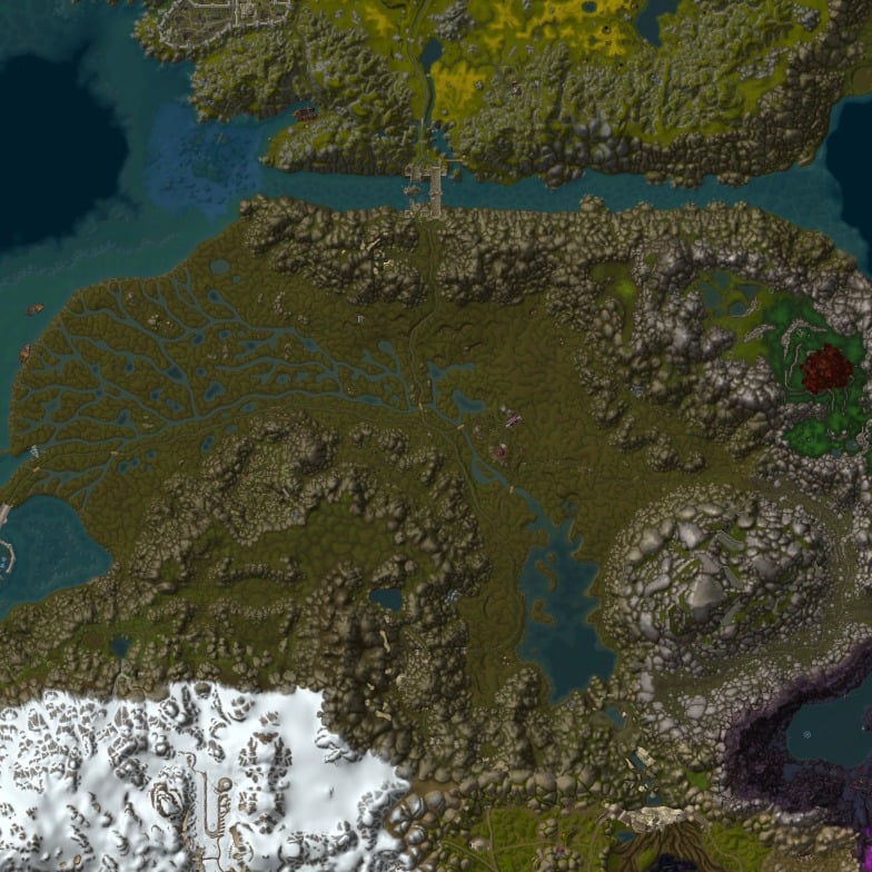wetlands map wow